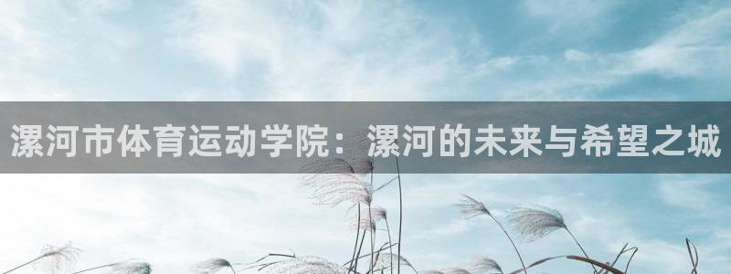 利记官网网址：漯河市体育运动学院：漯